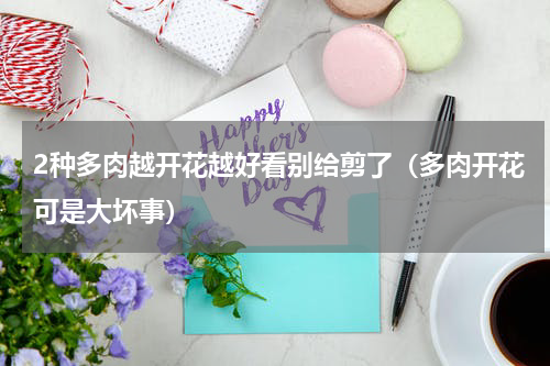 2种多肉越开花越好看别给剪了（多肉开花可是大坏事）