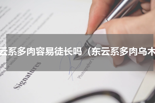 东云系多肉容易徒长吗（东云系多肉乌木）