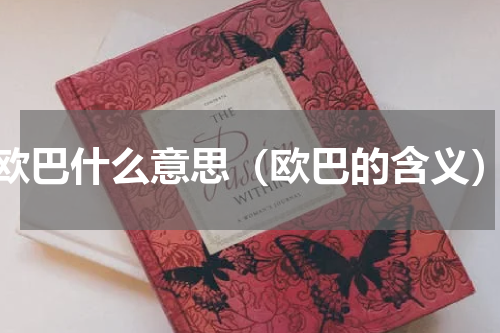 欧巴什么意思（欧巴的含义）