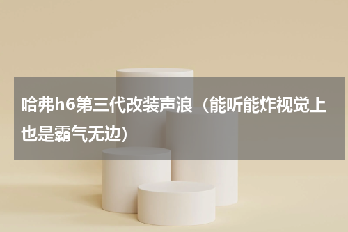 哈弗h6第三代改装声浪（能听能炸视觉上也是霸气无边）