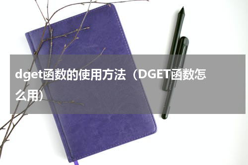 dget函数的使用方法（DGET函数怎么用）