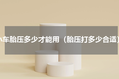 小车胎压多少才能用（胎压打多少合适）