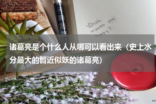 诸葛亮是个什么人从哪可以看出来（史上水分最大的智近似妖的诸葛亮）