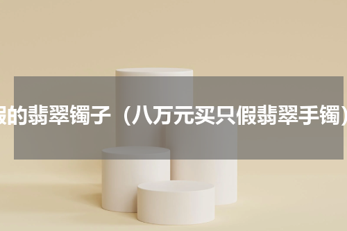 假的翡翠镯子（八万元买只假翡翠手镯）