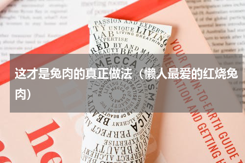 这才是兔肉的真正做法（懒人最爱的红烧兔肉）
