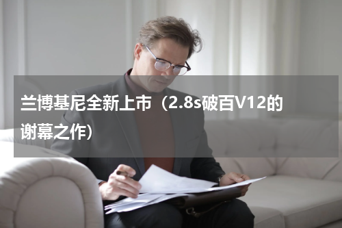 兰博基尼全新上市（2.8s破百V12的谢幕之作）
