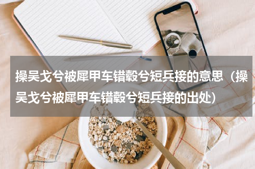 操吴戈兮被犀甲车错毂兮短兵接的意思（操吴戈兮被犀甲车错毂兮短兵接的出处）