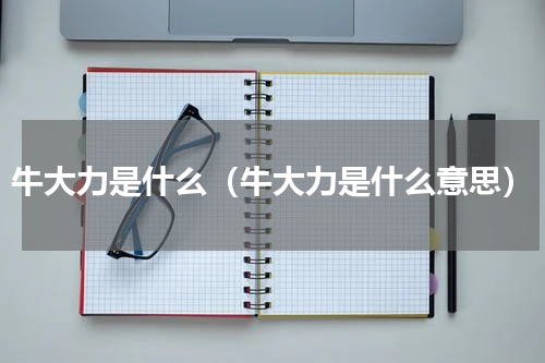 牛大力是什么（牛大力是什么意思）