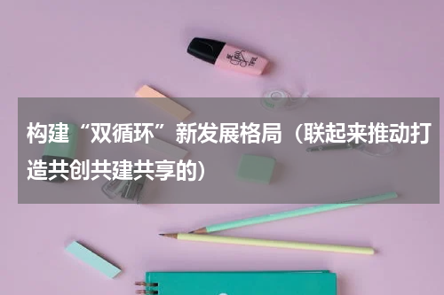 构建“双循环”新发展格局（联起来推动打造共创共建共享的）