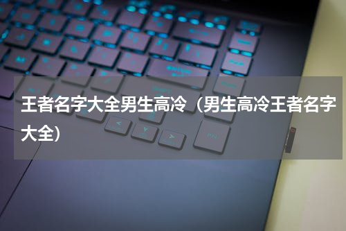王者名字大全男生高冷（男生高冷王者名字大全）