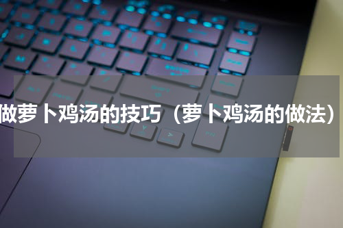 做萝卜鸡汤的技巧（萝卜鸡汤的做法）