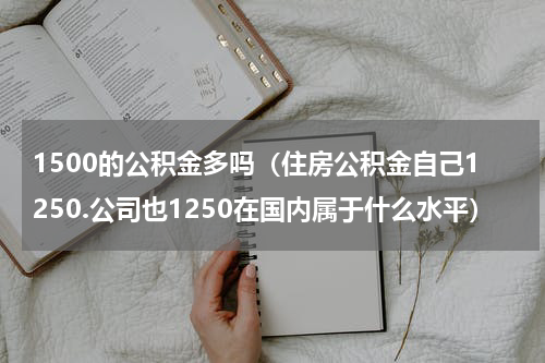 1500的公积金多吗（住房公积金自己1250.公司也1250在国内属于什么水平）
