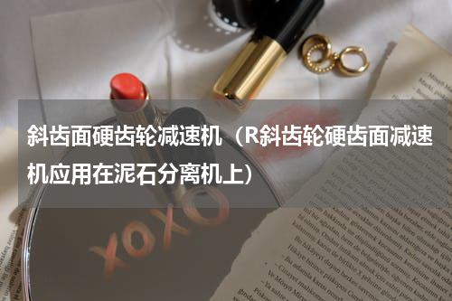 斜齿面硬齿轮减速机（R斜齿轮硬齿面减速机应用在泥石分离机上）
