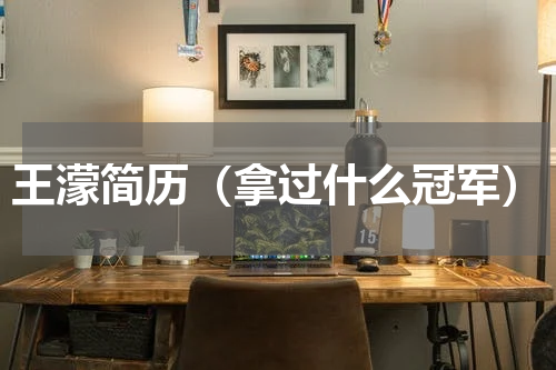 王濛简历（拿过什么冠军）