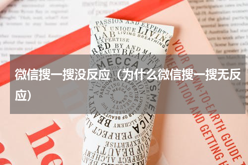 微信搜一搜没反应（为什么微信搜一搜无反应）