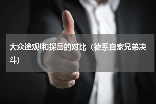 大众途观l和探岳的对比（德系自家兄弟决斗）