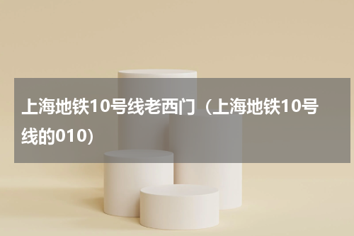 上海地铁10号线老西门（上海地铁10号线的010）