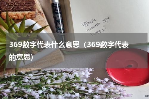 369数字代表什么意思（369数字代表的意思）