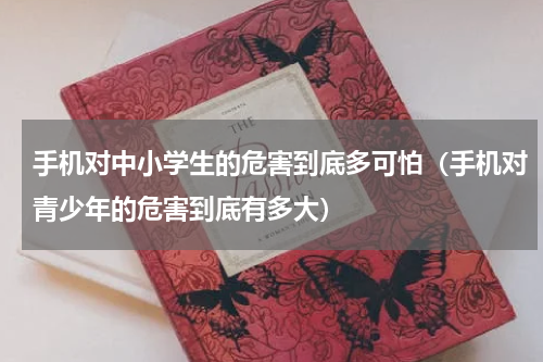 手机对中小学生的危害到底多可怕（手机对青少年的危害到底有多大）