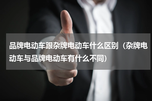品牌电动车跟杂牌电动车什么区别（杂牌电动车与品牌电动车有什么不同）