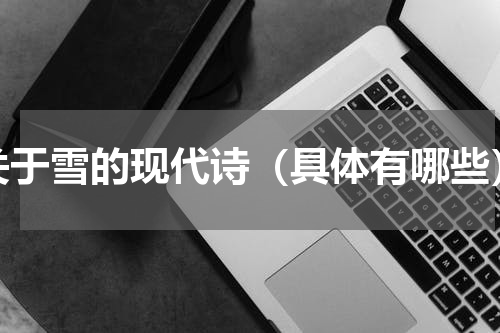 关于雪的现代诗（具体有哪些）
