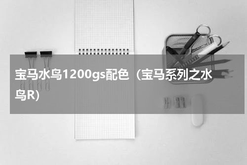 宝马水鸟1200gs配色（宝马系列之水鸟R）