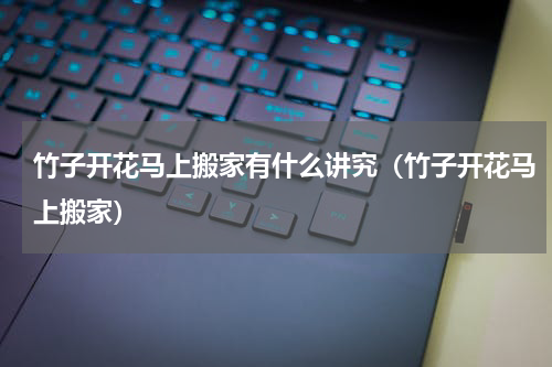 竹子开花马上搬家有什么讲究（竹子开花马上搬家）