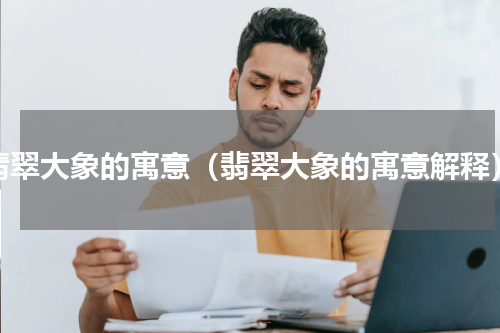 翡翠大象的寓意（翡翠大象的寓意解释）