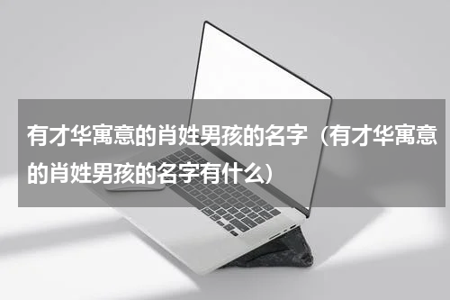 有才华寓意的肖姓男孩的名字（有才华寓意的肖姓男孩的名字有什么）