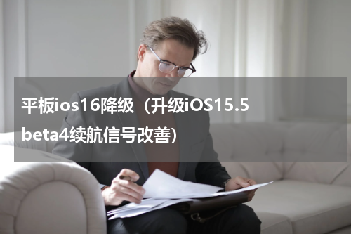 平板ios16降级（升级iOS15.5beta4续航信号改善）