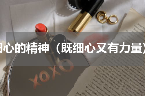 细心的精神（既细心又有力量）