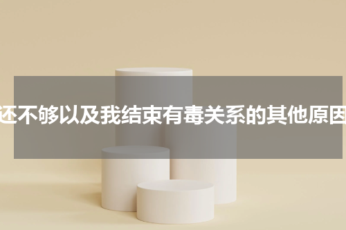 爱还不够以及我结束有毒关系的其他原因）