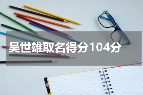 吴世雄取名得分104分