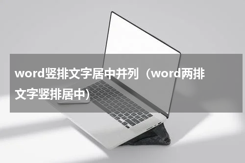 word竖排文字居中并列（word两排文字竖排居中）