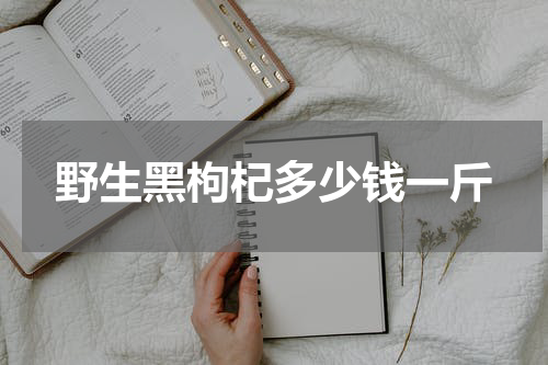 野生黑枸杞多少钱一斤