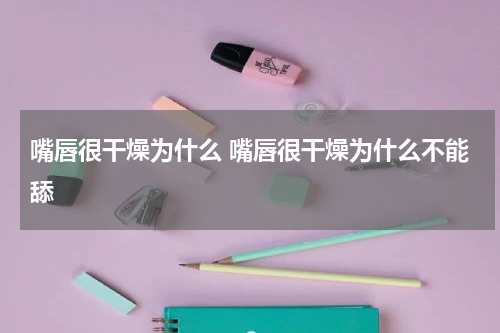 嘴唇很干燥为什么 嘴唇很干燥为什么不能舔