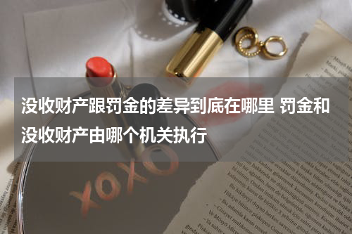 没收财产跟罚金的差异到底在哪里 罚金和没收财产由哪个机关执行