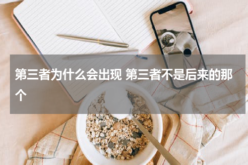 第三者为什么会出现 第三者不是后来的那个