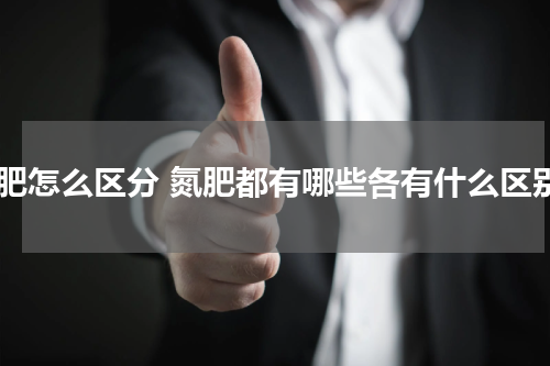 氮肥怎么区分 氮肥都有哪些各有什么区别