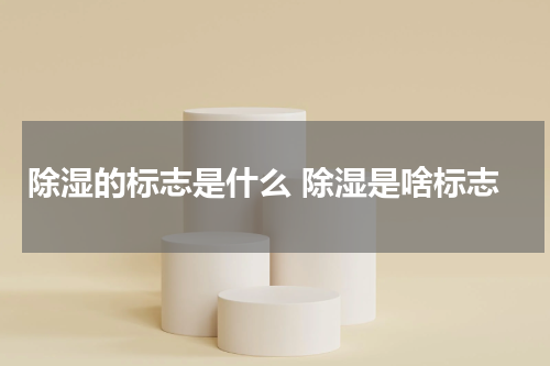 除湿的标志是什么 除湿是啥标志