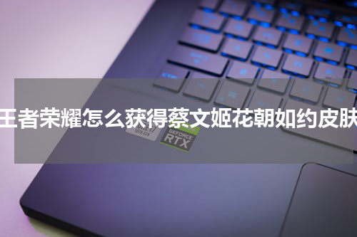 王者荣耀怎么获得蔡文姬花朝如约皮肤