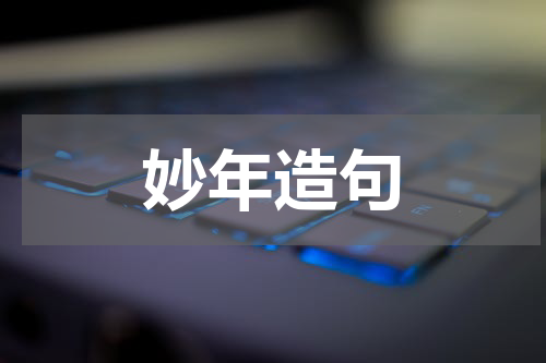 妙年造句