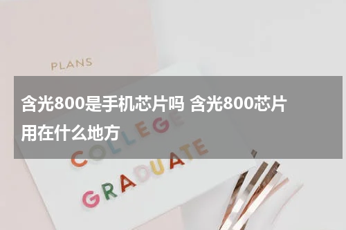 含光800是手机芯片吗 含光800芯片用在什么地方