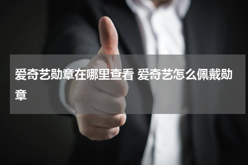 爱奇艺勋章在哪里查看 爱奇艺怎么佩戴勋章